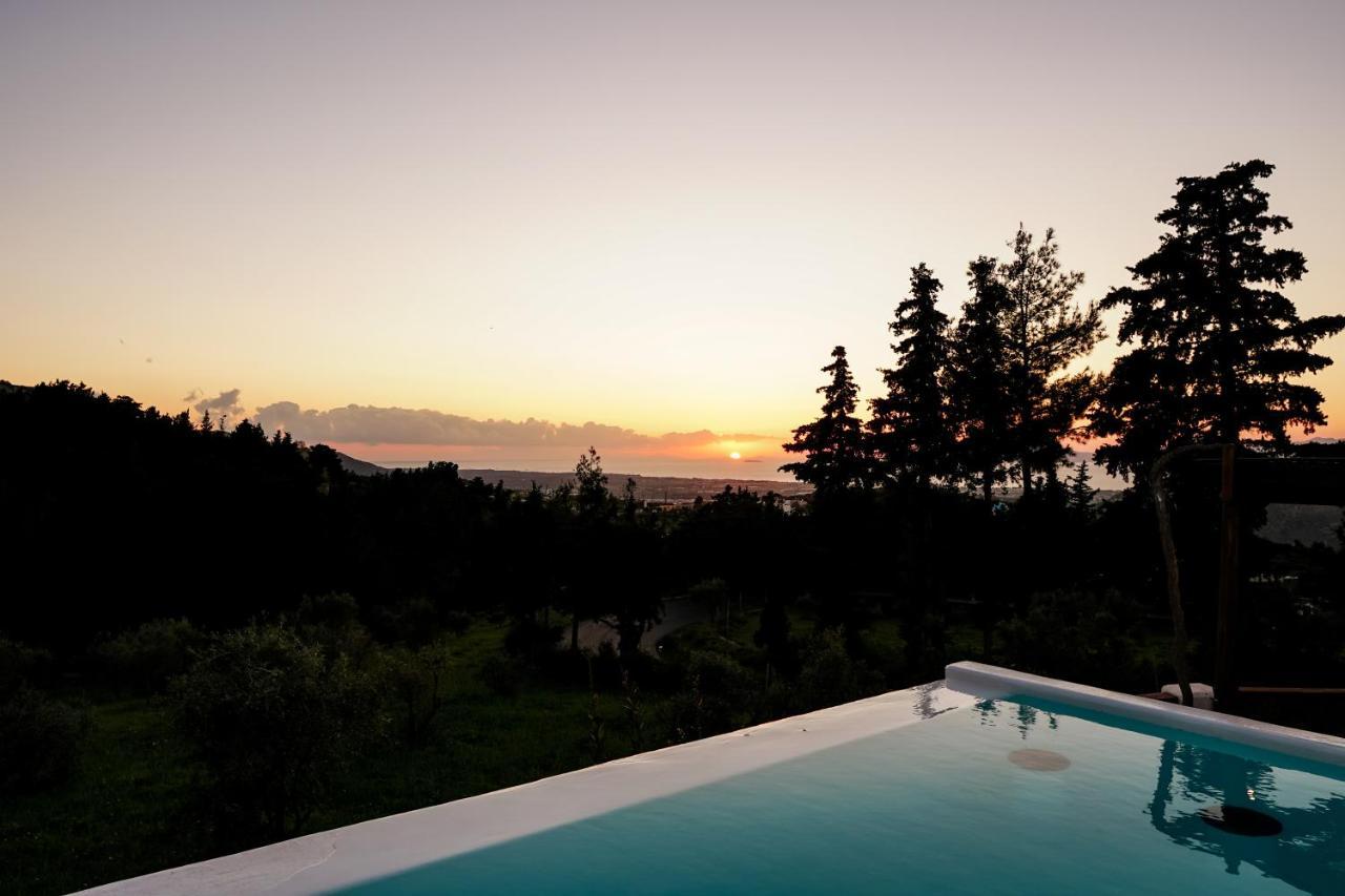 Tramonto Villa Lagoudi Zia ภายนอก รูปภาพ